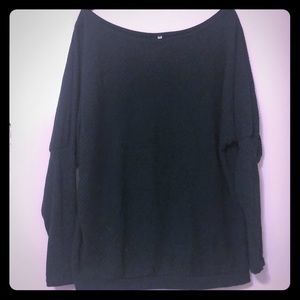 Green Off-the-Shoulder Sweater